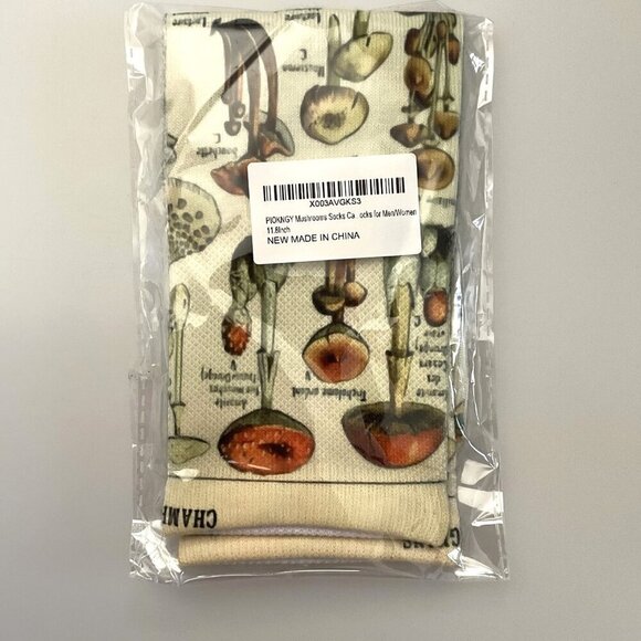 MUSHROOM SOCKS NOVELTY FUN SOCKS THEME - Picture 8 of 8